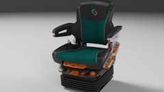 The NEXUS seat top platform and TLS high-performance air suspension.