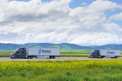 Peloton's PlatoonPro uses V2V communications, radar-based active braking, and vehicle control algorithms.