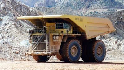 The HiVol Hard Rock/Ore truck body is utilized in many types of mining applications.