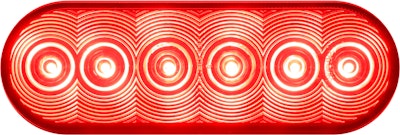 The 6-in. red lit Smoke-Lens LED light.