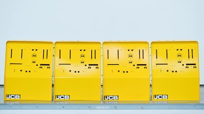 JCB's cab manufacturing facility has been shifted to produce steel housings for medical ventilators.