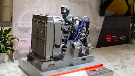 Isuzu Dual Fuel Engineat Conexpo