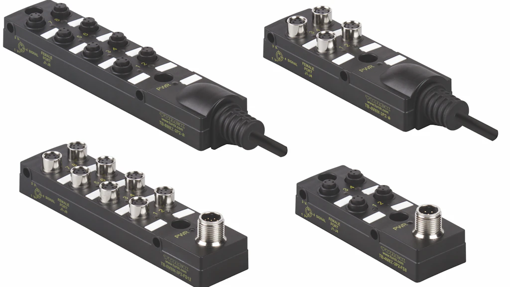 Turck 4 and 8 Port Multibox M8 Picofast Junction Boxes From: TURCK Inc ...