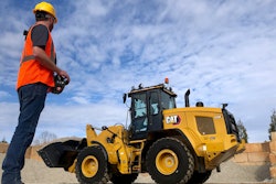 Cat Command for Loading Console with 930M Small Wheel Loader.