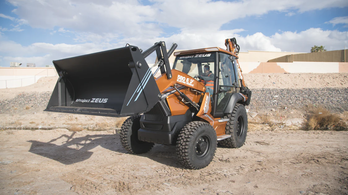 Case Backhoe Loading CASE Unveils Fully Electric Backhoe Loader | OEM Off-Highway