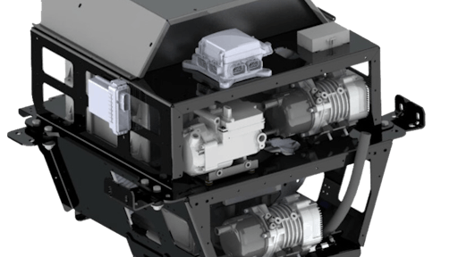 Dana E Powertrain And Electronics Cradle For Vocational Construction Vehicles