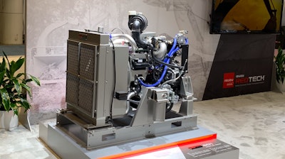 Isuzu Dual Fuel Engineat Conexpo