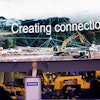 Komatsu Creating Connections Conexpo Booth