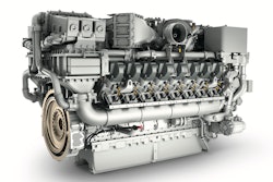 The MTU Series 4000 mining engine.