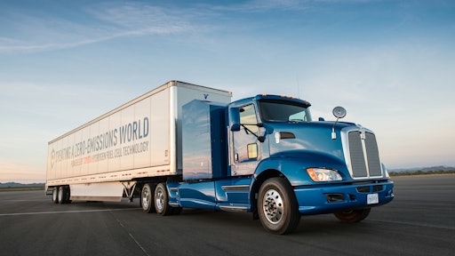 Toyota is one of several manufacturers testing the use of hydrogen as a fuel source in heavy-duty vehicles.