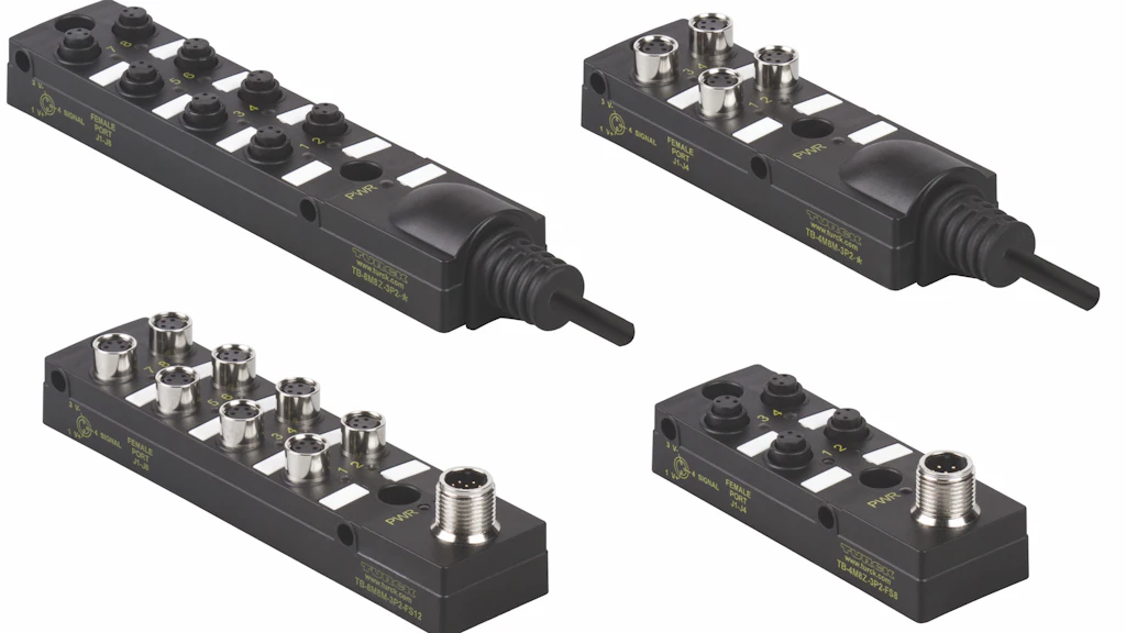 Turck 4 and 8 Port Multibox M8 Picofast Junction Boxes From: TURCK Inc ...