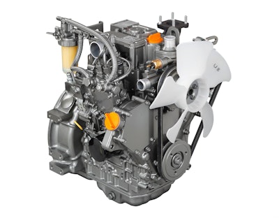 A Yanmar Stage V compliant engine.