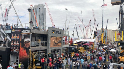 Visitors packed the walkways and booths at CONEXPO-CON/AGG 2020.