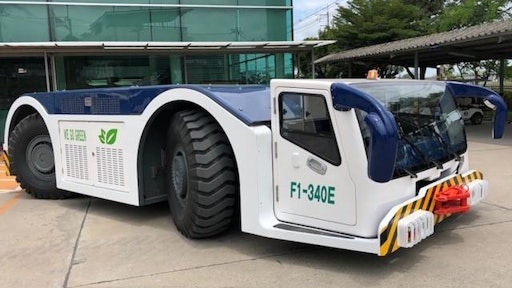 Panus Fully Electric Aircraft Pushback Tractor