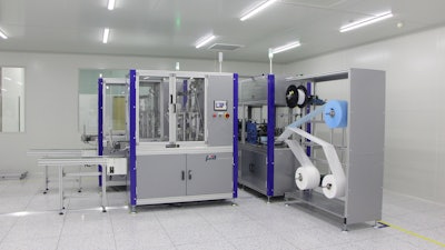 PIA revamped two existing production lines at its site in China for fully automated production of up to 140,000 protective masks per day.