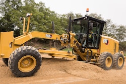 The new Cat 140 GC motor grader.