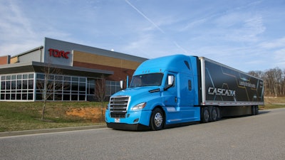 DTNA is working with Torc Robotics to develop and test autonomous trucks.