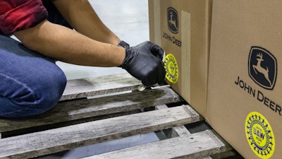 John Deere is collaborating with the UAW, the Iowa Department of Homeland Security and the Illinois Manufacturers’ Association to produce protective face shields for healthcare workers combatting COVID-19.