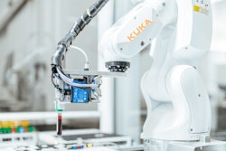 Robotics technology is being used in a variety of ways to help with coronavirus testing and production of medical supplies.