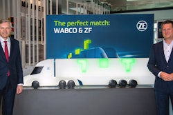 Wolf-Henning Scheider, CEO of ZF Friedrichshafen AG (left), and Fredrik Staedtler (right), who will lead the Commercial Vehicle Control Systems Division.