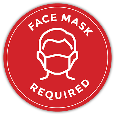 Face Mask Required Sign