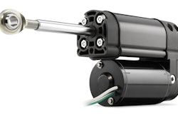 The Thomson H-Track electro-hydraulic linear actuator handles force up to 4,800 lb. and features the smallest mounting envelope in its class.
