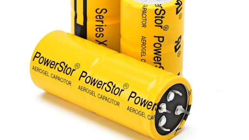 Eaton's supercapacitor modules can be paired with batteries to extend battery life in electrified vehicles.