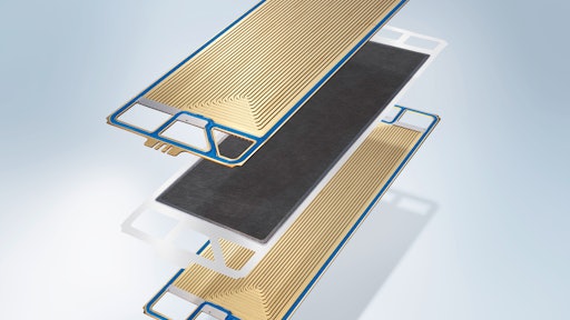 Fuel cell stacks under development at Daimler.
