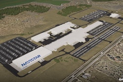 A rendering of the new Navistar manufacturing facility in San Antonio.