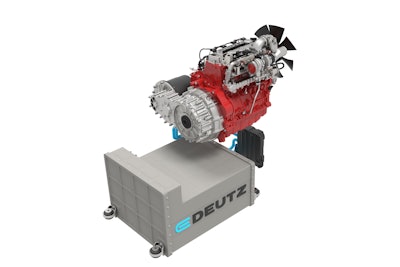 The e-DEUTZ concept is one of the many electric powered products under development as part of the DEUTZ's electrification strategy.