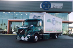 First Pilot Volvo Vnr Electric Deployed For Parts Distribution At Tec Fontana Dealership