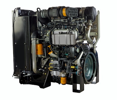 The JCB G-drive range of 4-cylinder diesel engines produce 43-98 kWe.