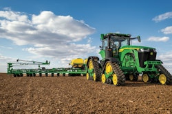 John Deere 8RT Tractors are available with an AirCushion suspension system to aid with operator comfort.