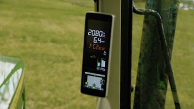 John Deere 5R or 6M Tractors can be ordered with AutoTrac that comes with an integrated guidance screen built into the corner-post display.