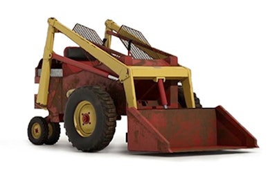 The Keller Brothers' progenitor of the modern skid-steer was developed upon request of a farmer to clear material in the tight quarters of his barn.