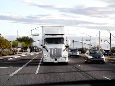 PAVE helps enhance public understanding of driverless technology, such as that used on vehicles like the pictured TuSimple autonomous truck, through various educational endeavors.