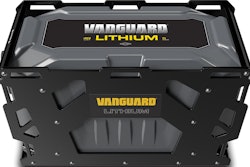 The Vanguard lithium-ion battery is currently available in a 5 kWh, 48V version.