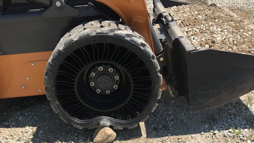 Airless tires like the Michelin Tweel offer increased durability and lifespan.