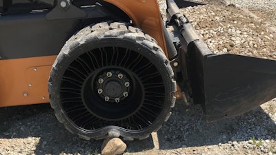 Airless tires like the Michelin Tweel offer increased durability and lifespan.