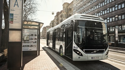 A Volvo Buses 7900 hybrid bus.