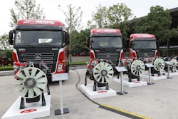 The new D12 engine has a power output of 360 kW and maximum torque of 2,150 Nm.
