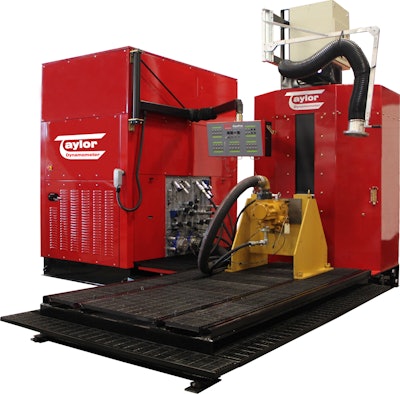 A Taylor Dynamometer hydraulic test center.
