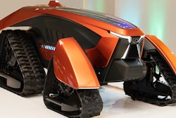 Kubota's autonomous electric concept tractor.
