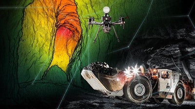 The future collaboration between Sandvik and Exyn will entail research on how to apply and generate 3D views and perceptions of underground spaces autonomously.
