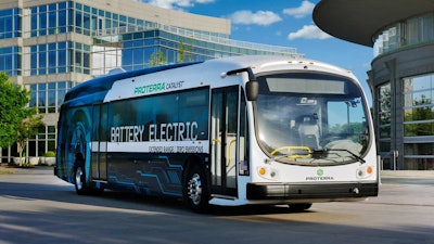 Battery electric buses like those from Proterra are anticipated to dominate the electric bus market in the coming years.