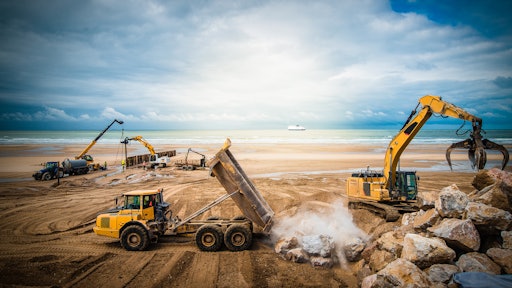 Infrastructure funding is a silver lining for many in the construction equipment industry.