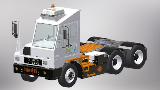 Firefly Orange Ev T Series Pure Electric Tandem Axle Truck