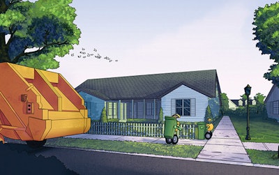 The Volvo Group announced it 2015 it was working on a project for Robot-based Autonomous Refuse handling.