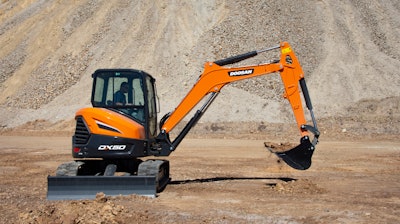 Doosan Roc Dx50 5k Mini Excavator Dsc9677