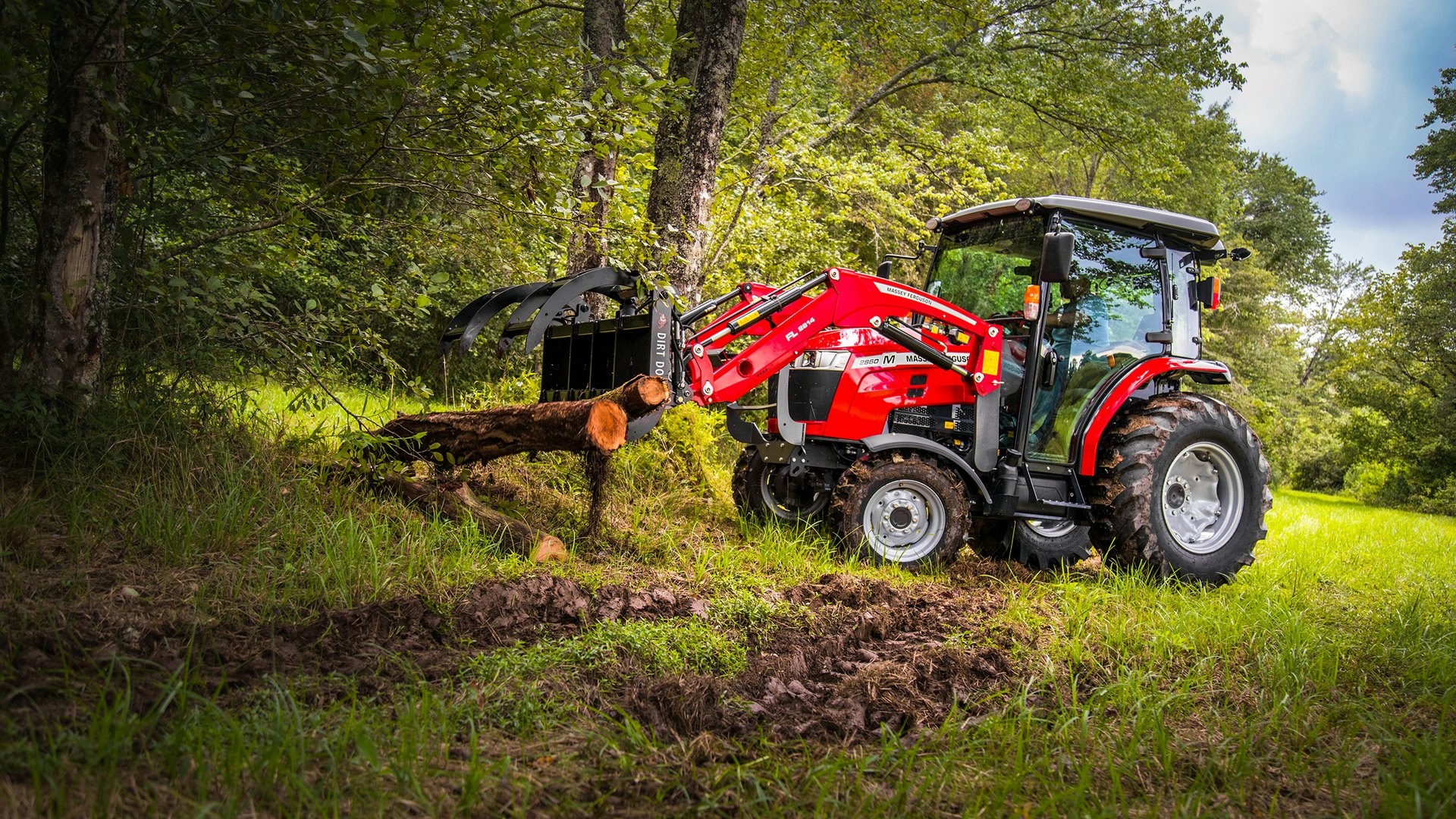 Agco Introduces Massey Ferguson 1800m And 2800m Series Compact Tractors Oem Off Highway